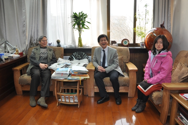 land research center,tottori university)主任恒川笃史教授和立石麻